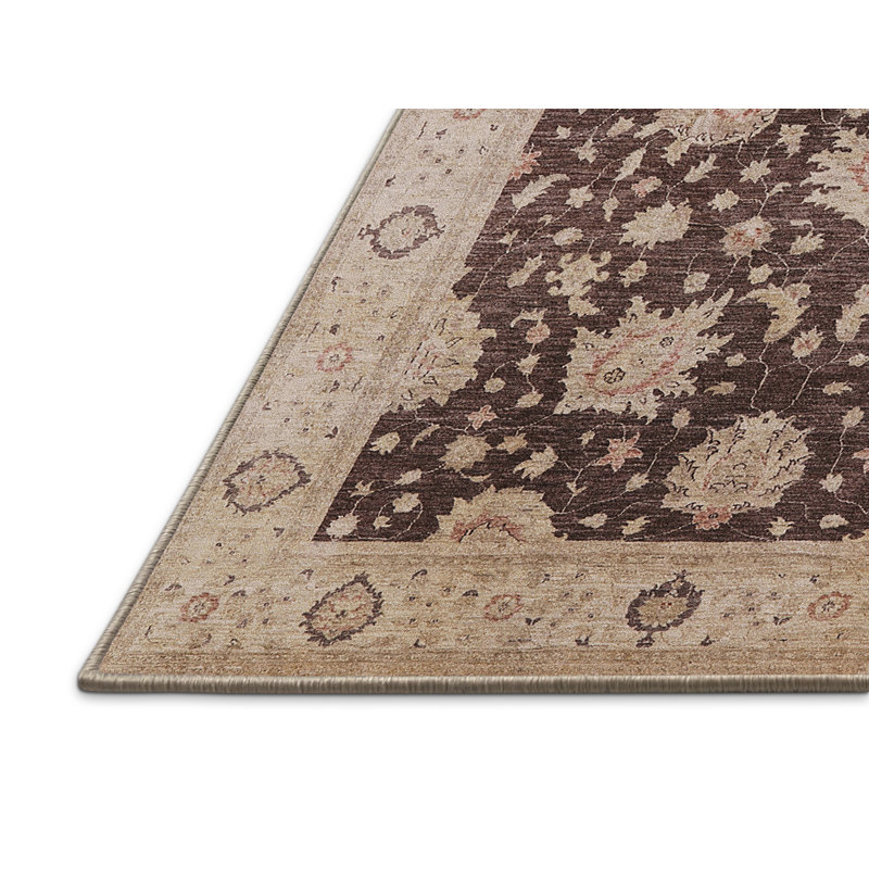 Tapis brun / beige Martinus, Tapis de couloir 2 pi x 5 pi