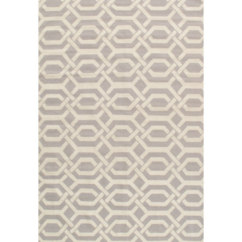 Tapis gris / ivoire Sahara, Rectangle 6 pi x 9 pi