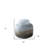 Defranco Blue and Brown Ocean Colored Bubble Glass Rounded Square Glass Vase-988083622
