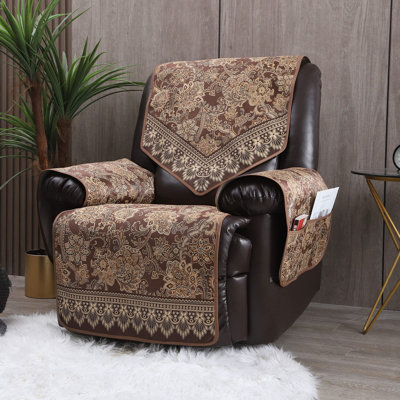 Housse pour fauteuil inclinable et antidérapant pour housses de fauteuil inclinable en cuir