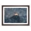 Moon Behind the Mountains in Canada - Picture Frame Painting Print-56633384-56633382