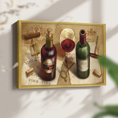 Wine Pairing -Framed Print - Restickable