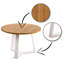 Erkut Solid Coffee Table-61508412