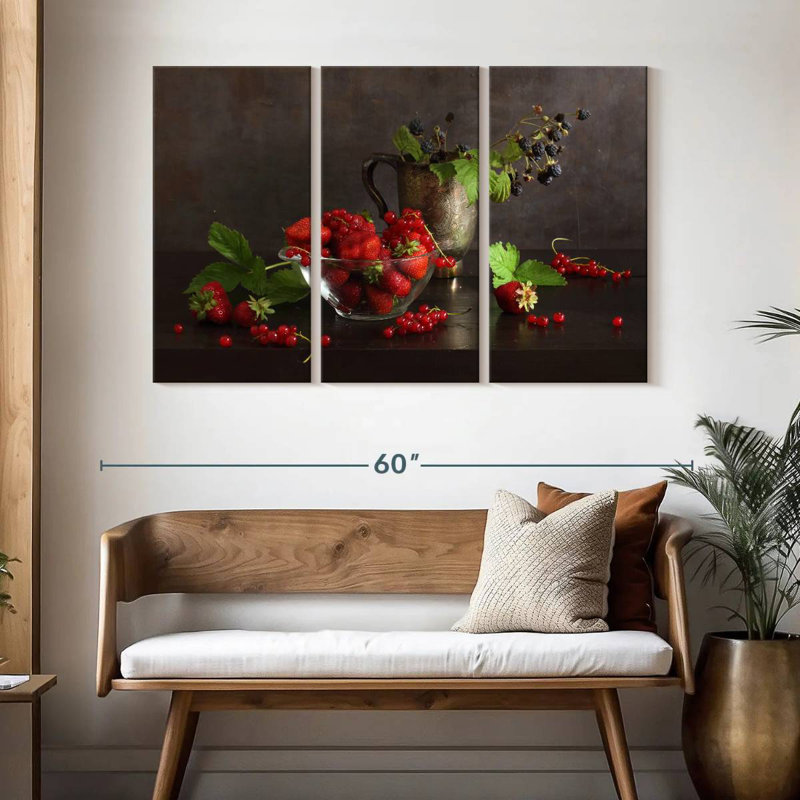 Yarlin Midsummer Berries, 32" H x 50" W