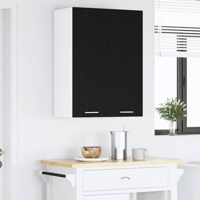Vidaxl Hanging Cabinet With Storage Riga Artisan Oak 60 X 31 X 80 Cm