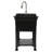 UTILITYSINKS Plastic 24" Compact Workshop Freestanding Laundry Sink with Faucet-94619532