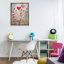 Art mural sur toile Heart & Garden Collage Floater par LSR Design Studio-1053223708-1053223710