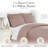 Southshore Fine Linens Southshore Basics Duvet Cover Set in Muted Mauve, Double-Brushed Microfiber Bedding with Hidden Zipper Closure and Corner Ties, 2 King Pillow Shams, King/California King-993066940-993066931