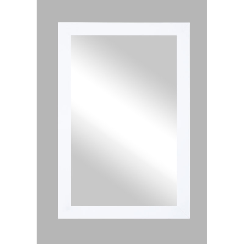 Miroir pleine grandeur Tacony, H 35 po x l 41 po, Blanc