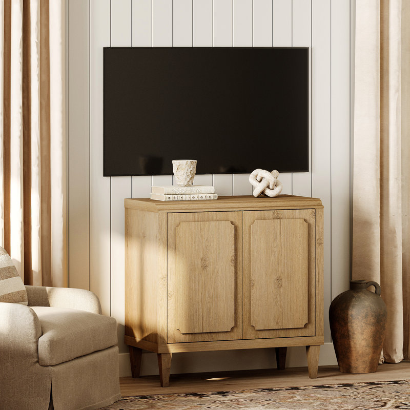 Meuble télé Mid Century, Chêne