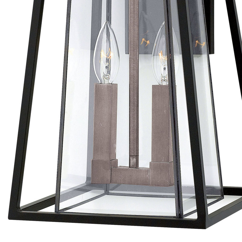 Wall Light, Black/Brown, LED