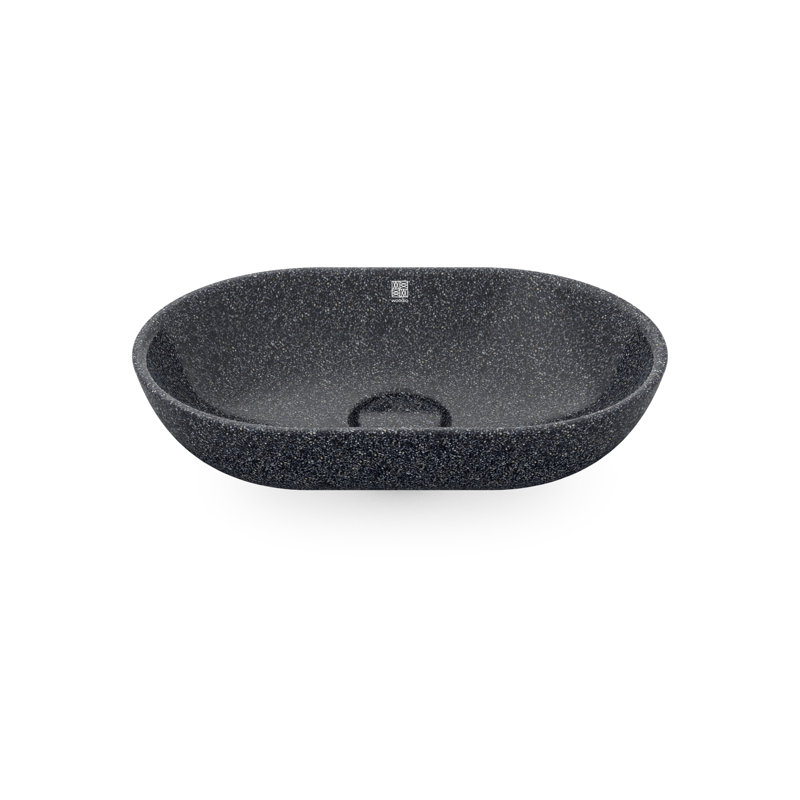 Soft60 23.62'' L Bathroom Sink, Stone