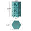 Table d'appoint en fer 14 po Teal