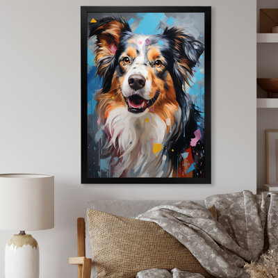 " Playful Collie Portrait I "