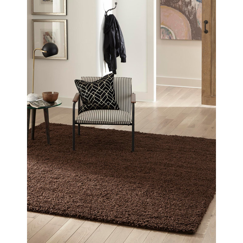 Tapis brun chocolat Caputto, Rectangle 9 pi x 12 pi