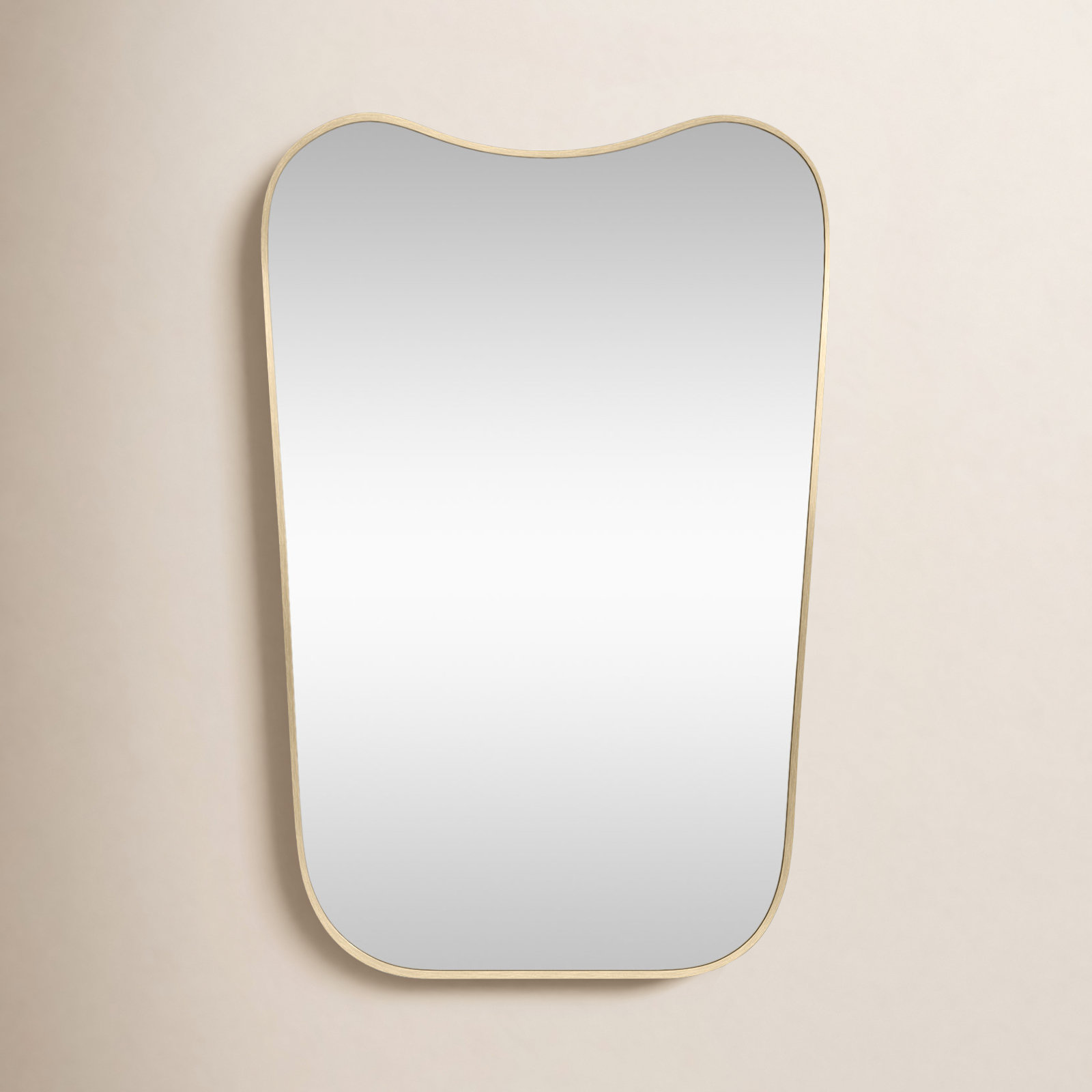 Bellona Metal Asymmetrical Mirror, 36" x 24"