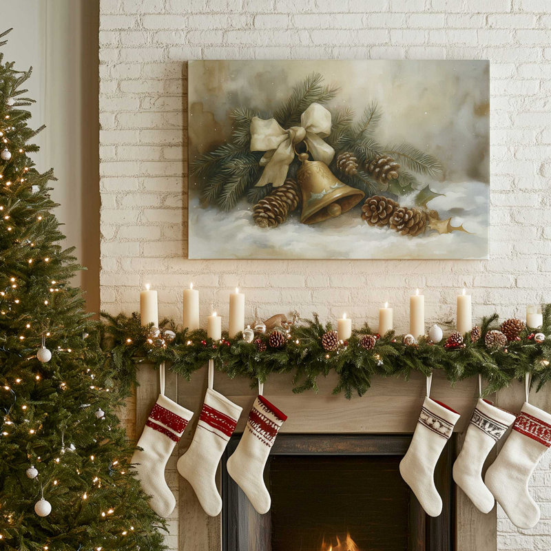 Golden Carol, reproduction d'art sur toile, H 32 po x l 48 po, Toile tendue avec châssis