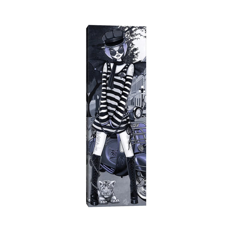 Misty 1 Piece Wrapped Canvas Panoramic Painting