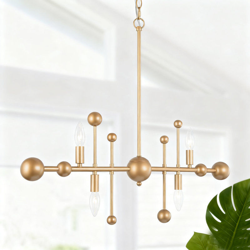Luminaire suspendu spoutnik 4 lumières Modern Modern