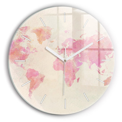 Glass Wall Clock