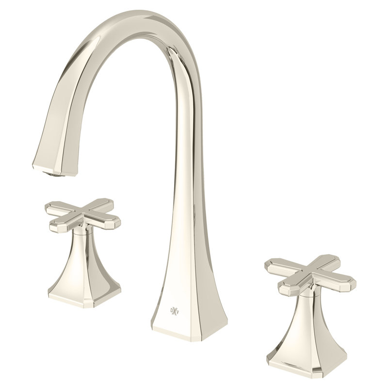 Belshire High Spout Widespread Bathroom Faucet, Platinum Nickel
