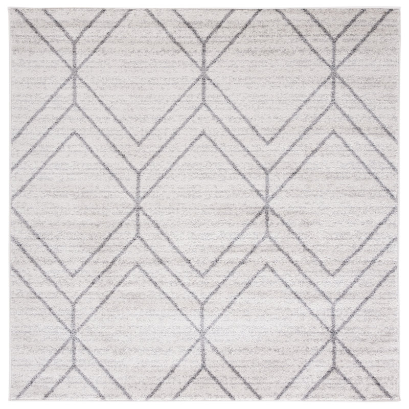 Jain Performance Geometric Rug, Square 4'