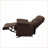 Recliners, Modern Motion Glider Recliner with Firm Cushions | Chocolate | Microfiber-1269487356