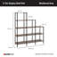 45.67'' W Steel Frame Step Bookcase-78617358
