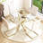 5- Piece Dining Table Set,Glass Top Metal Base Dining Tablewith 4 Faux Leather Dining Chairs-111233771-111233772