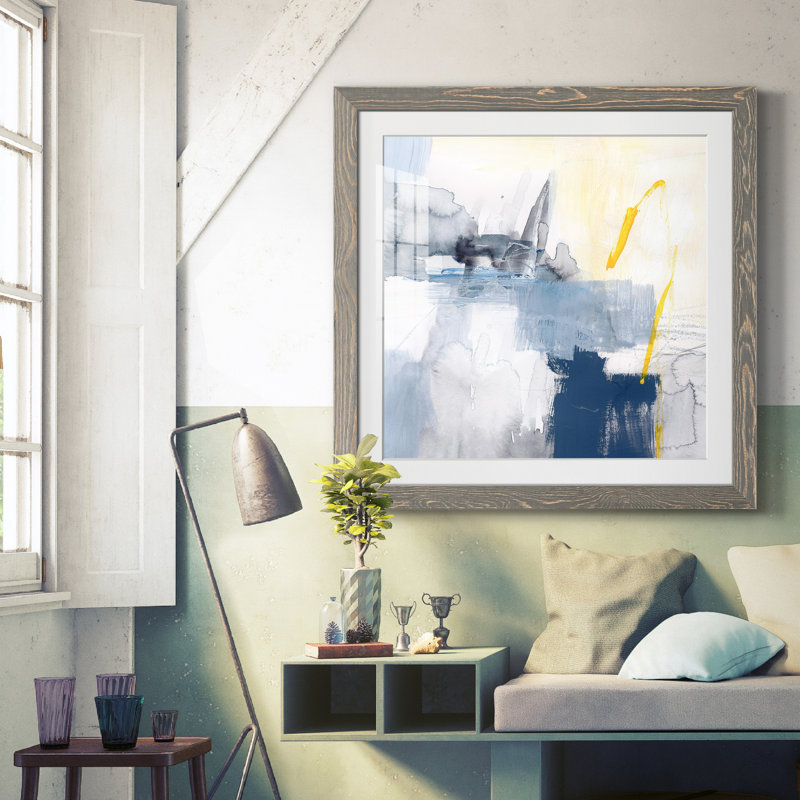 Impression encadrée Raio I-Premium - prête à être accrochée, H 17 po x l 17 po x P 1 po, Cadre gris