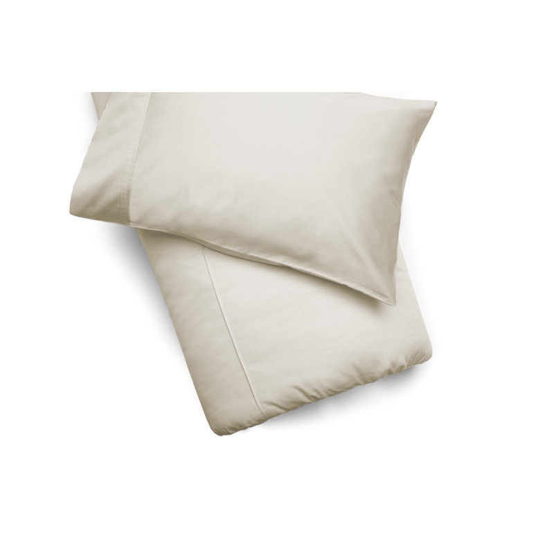 Cotton Solid Colour Duvet Cover, Single Duvet Cover, Ivory