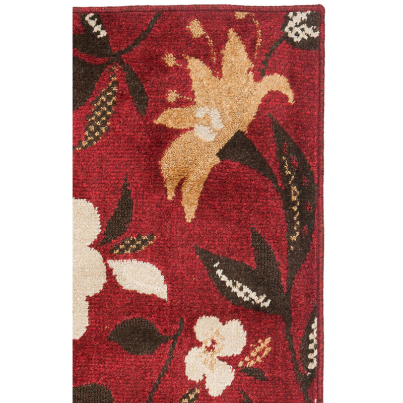 Kashmir Performance Floral Rug, Rectangle 3' x 5'