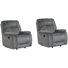 Karliyah 40" Upholstered Manual Glider Recliner with Pillow Top Arms