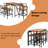 Nigel Acacia Solid Wood Patio Dining Set Umbrella Hole Included Square Table-1902943536