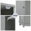 Armoire de rangement de coin gris