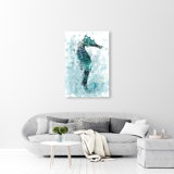 Scattered Seahorse Painting by Emma Brooks