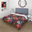 Jungle Splendor Tropical Pattern III Floral Duvet Cover-429688717