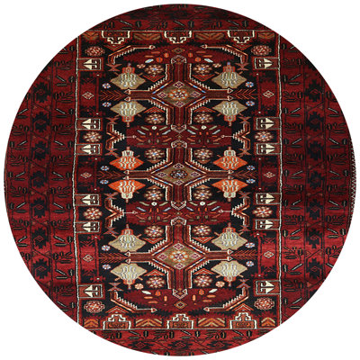 Tapis de style oriental rouge