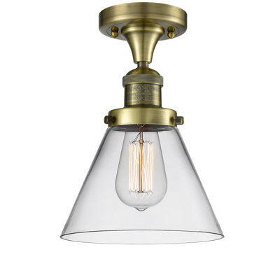 Plafonnier semi-encastré 1 lumière Cone