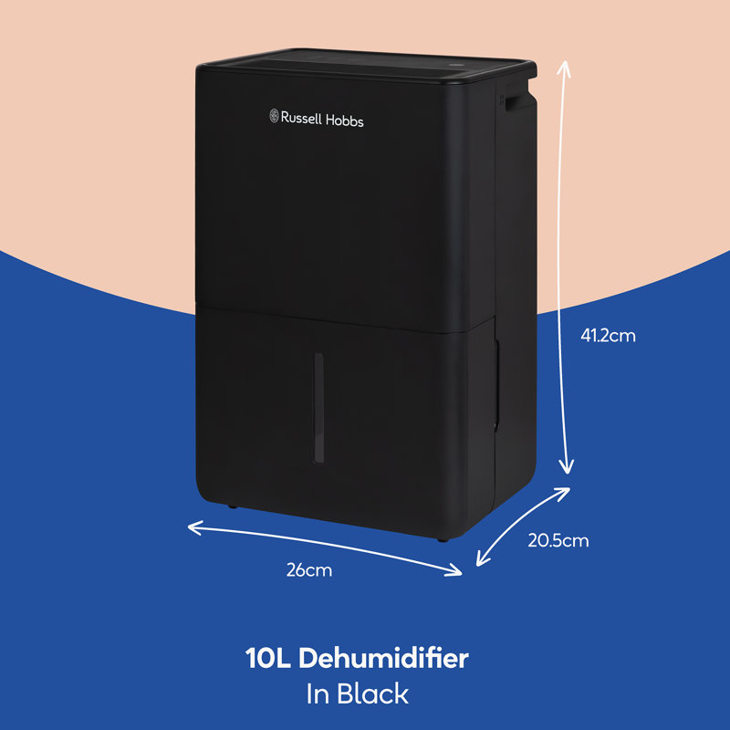 Russell Hobbs® 10L Dehumidifier, Black
