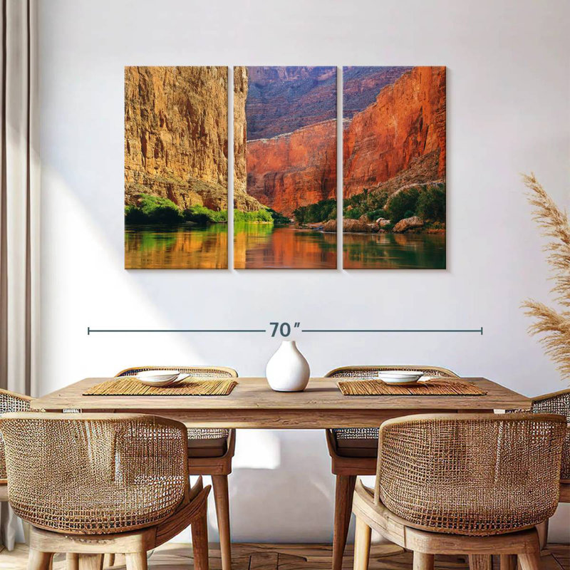 Gorge murale rouge Alvord, H 36 po x l 57 po