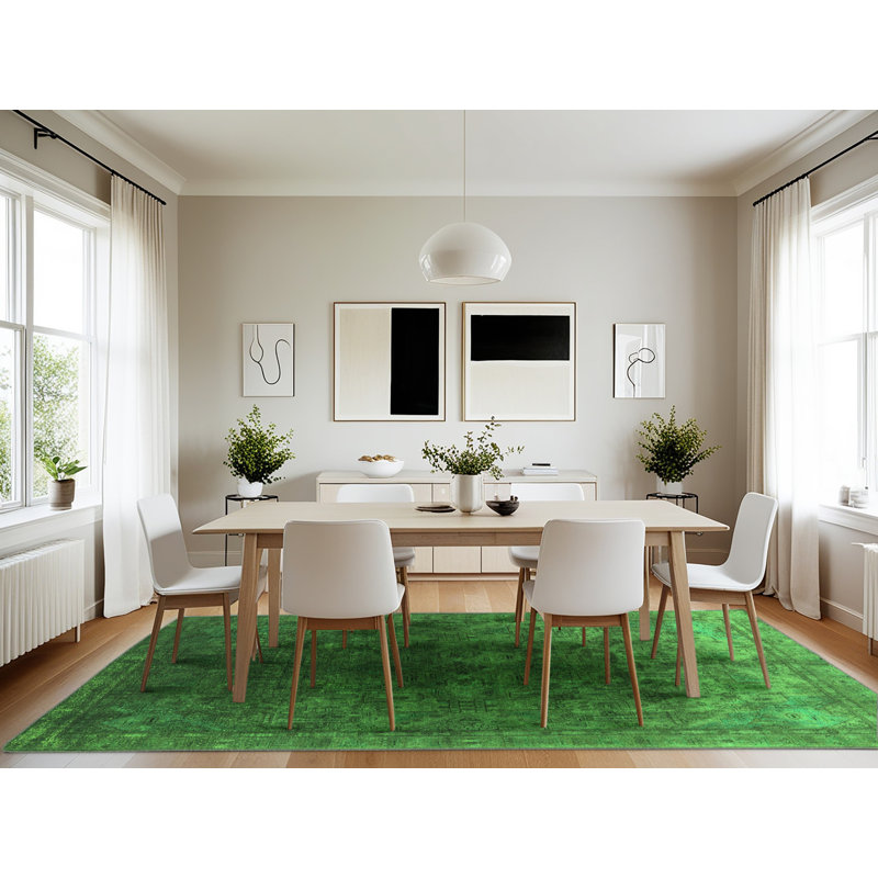 Washable Oriental Indoor Rug, Rectangle 7' x 10'