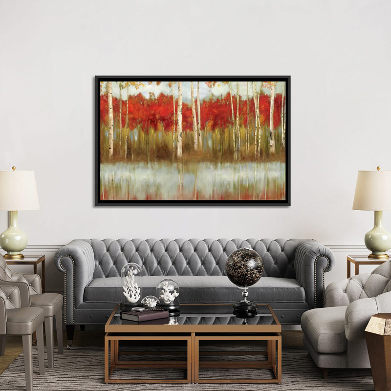 «The Edge» par Allison Pearce - Estampe numérique sur toile tendue avec châssis, H 18 po x l 26 po x P 1,5 po, Pas de tapis
