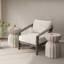Ensemble de tables basses modernes et imperméables pour l'intérieur et l'extérieur