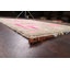 Tapis décoratif beige en laine noué à la main de conception unique 5 pi x 7 pi noué à la main New Age
