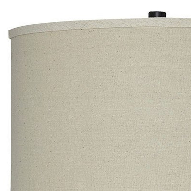 Lampe de table en bronze 25,25 po Risteau