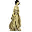 Geisha With Plum Tree Kimono Figurine