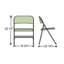 Chaise pliante en vinyle Symple Stuff Humbert-1749478131