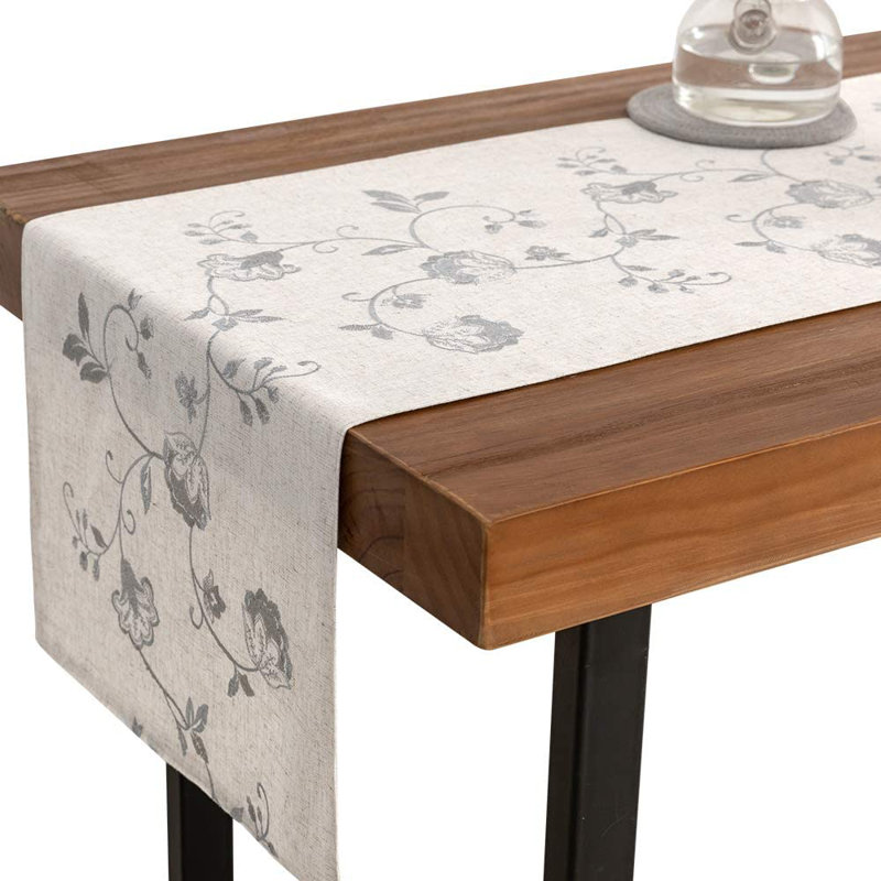 Chemin de table Kylah, Gris
