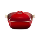 Le Creuset Heritage Stoneware 4.5 Qt Deep Baker with Lid